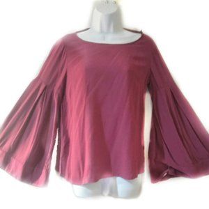 NWOT Ro & De Voluminous Bell Sleeve Blouse